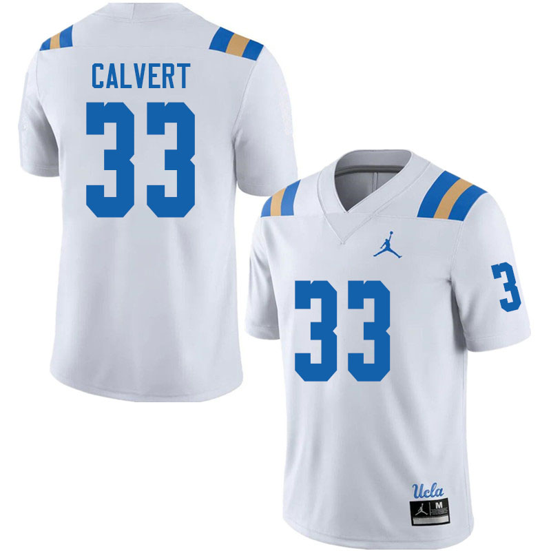 Jordan Brand Men #33 Bo Calvert UCLA Bruins College Football Jerseys Sale-White